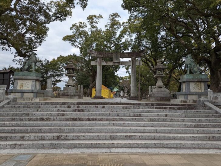 久留米の水天宮入り口