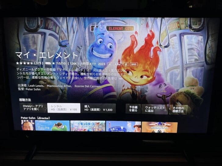 Amazon Fire TV Stick上でコンテンツの購入を試す