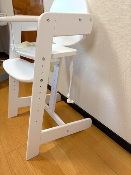 成長に合わせて高さ調節可、大人でも使える